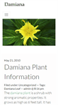 Mobile Screenshot of damiana.com